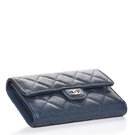 chanel wallet blue quilted|Chanel small zipper wallet.